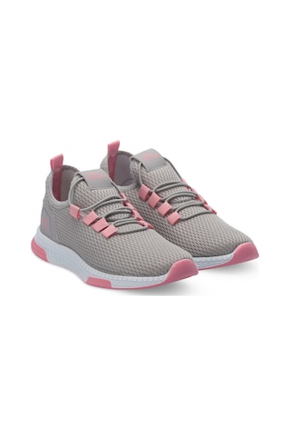 Slazenger Agenda Kız Çocuk Gri / Pembe Günlük Spor Ayakkabısı Gri / Pembe