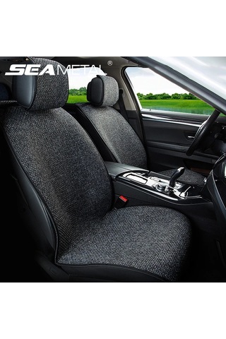 Liangmei Seametal Keten Araba Koltuğu Kapağı Nefes Alabilir
