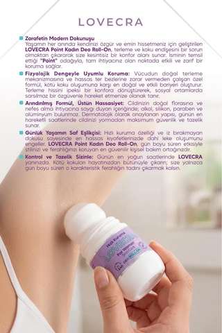 Doğal Kadın Deo Roll On 24 Saat Etkili Terleme Önleyici Ter Kokusuna Karşı Koruma Ferahlık 50 Ml