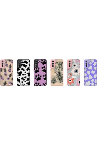 Galaxy S21 Fe Uyumlu Desenli Kamera Korumalı Parlak Tuva Nora Kılıf-no1