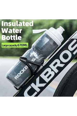 Maoyaya Rockbros 750ml Pp5 Su Şişesi, Yalıtımlı Isı Yalıtım Açık