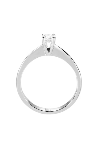 Sirius D Renk 0,24 Karat Pırlanta Tektaş Yüzük 0804R0148