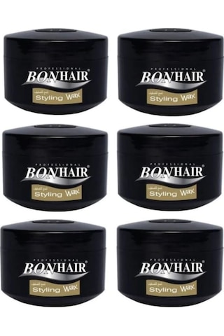 Bonhair Profesyonel Styling Wax 6 x 140 ML