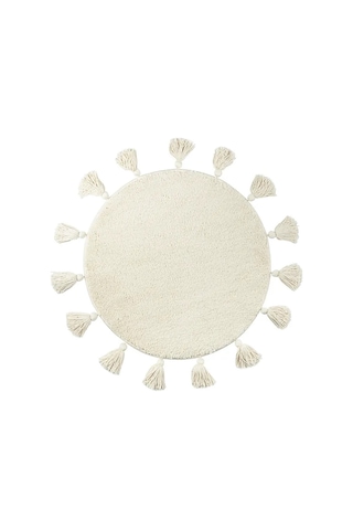 Iddıs Yuvarlak, Fırçalı Banyo Paspası, 60 Cm 423585342 Bej