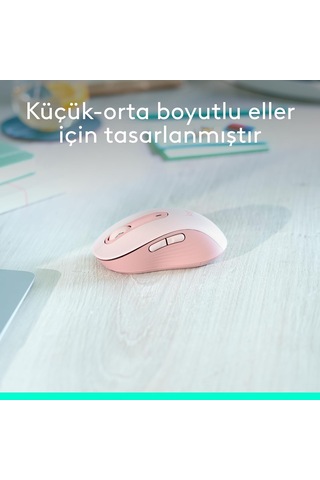 Signature M650 Kablosuz Mouse, Küçük Ve Orta Boy Sağ El İçin, 4000 Dpı, Sessiz, Bluetooth, Logi Bolt Usb Alıcı, 2 Genel