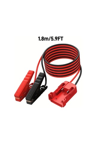 Xuweiwei 12awg 12 24v Atlama Kablosu Klipsi 1.8m 5.9ft Tasinabilir Araç Booster Kablo Seti Batarya Baslatma Aracı