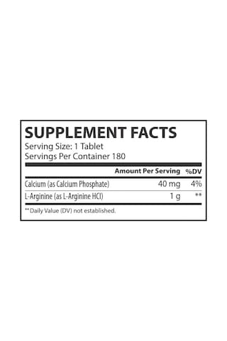 Muscle Rulz Arginine Arjinin Nitric Oxide Nitrik Oksit Öncüsü 180 Tablet