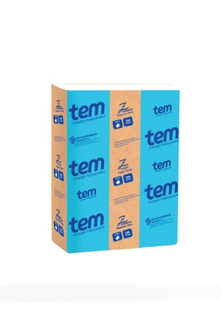 Tem Z Katlı Dispanser Peçete 2 Katlı 12 Paket X 200 Yaprak 2400 Yaprak