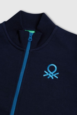 United Colors Of Benetton Erkek Çocuk Bnt-b23351 Sweatshirt Lacivert-1901 Lacivert