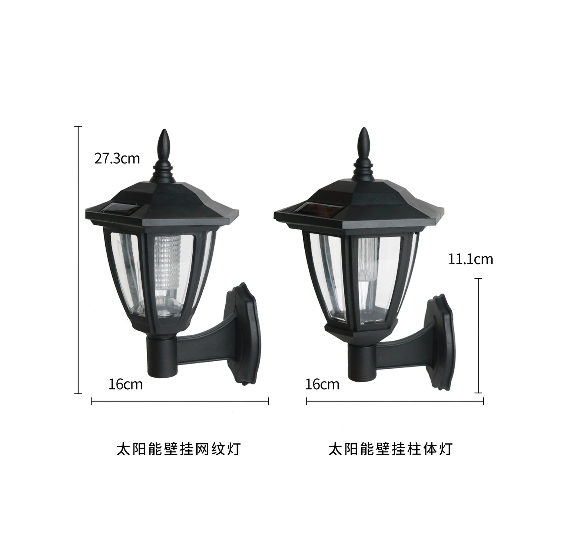 Folinda Ev Dışı Güneş Enerjili Duvar Lambası, Villa Bahçe Cephe Işığı, Yağmurlu Dayanıklı Led Aydınlatma, Ev Dışı Duvar Takımlı Işık Siyah