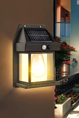 2026 Model Yeni Suya Dayanıklı Harekete Duyarlı Güneş Enerjili Solar Led Dış Mekan Bahçe Lambası 1 &