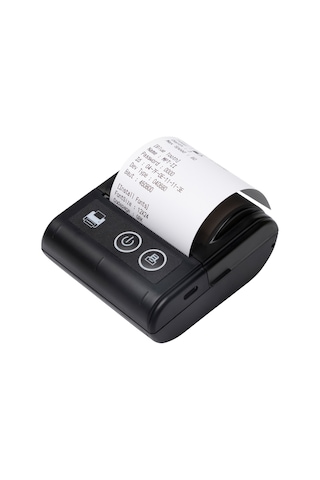 Jk-5803p 2" 57 Mm Makbuz Yazıcısı + 1 Rulo Sarf Malzemesi Siyah