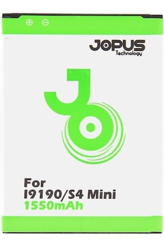 Jopus I9190 Galaxy S4 Mini İle Uyumlu Jbt-01 Batarya