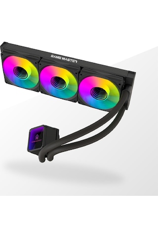 Game Master 3 Fanlı Argb 360MM Watercooler Siyah Sıvı Soğutma
