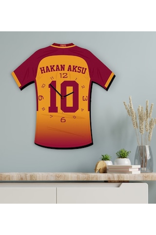 Bk Gift Kişiye Özel İsimli Taraftar Forma 3d Ahşap Duvar Saati 1, Arkadaşa Hediye, Sevgiliye Hediye, Doğum Günü Hediyesi Kobitmeyencom30153 Bk Gift