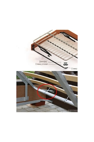 Lamel66 Ortopedik Bazlar İçin Köşe Bağlama Aparatı 2 Adet 155886787 Gri