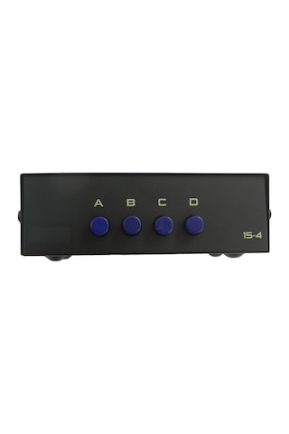 4841 Vga Switch Çoklayıcı Çoğaltıcı 4 Port 4 Kasa 1 Ekran