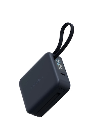 Magpac Mini Plus Dijital 10.000 Mah Type-c Telefon Saat Kablosuz Şarj Destekli Magsafe Powerbank - Lacivert Koyu Gri