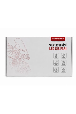 Knmaster Rescue Silver Serisi Sis Farı Siyah