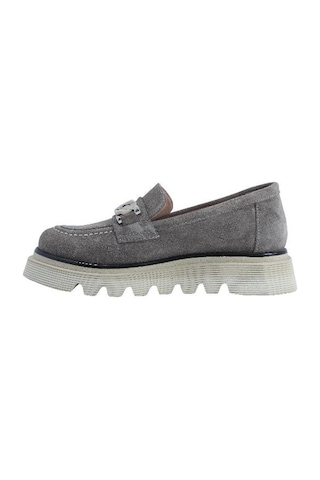 Poletto Hakiki Deri Kahve Loafer Düz 06 134 3-1963 Kahverengi