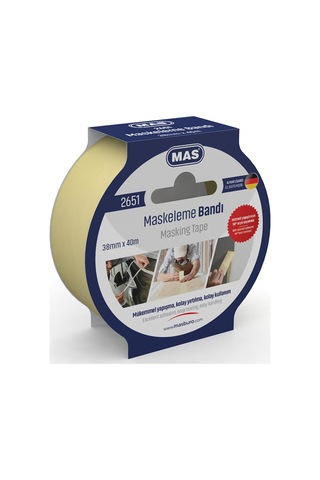 Krepe Maskeleme Bantı 38 Mm X 40 M 2651