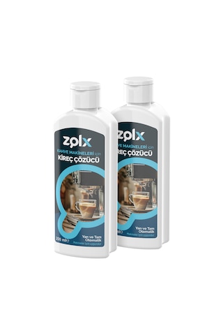 Zolx Espresso Special Profesyonel Kahve Makinesi Kireç Temizleyici 2 Adet Renksiz
