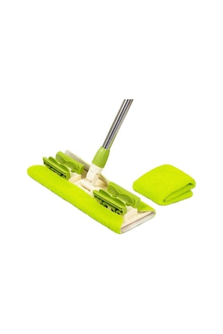 Teleskopik Mandallı Mikrofiber Sihirli Mop Mor