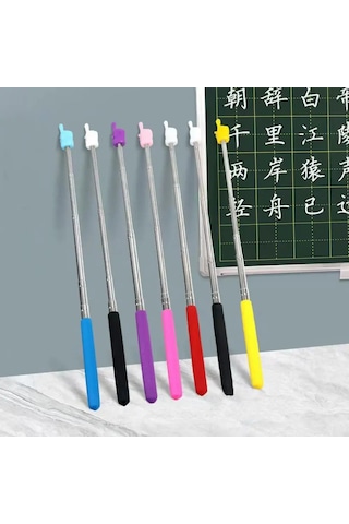 Parmak İşaretçi Sopa Geri Çekilebilir Taşınabilir Öğretmenler