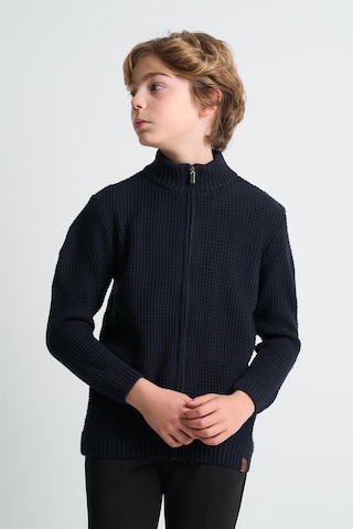 Alexandergardı Fermuarlı Dik Yaka Hırka Lacivert