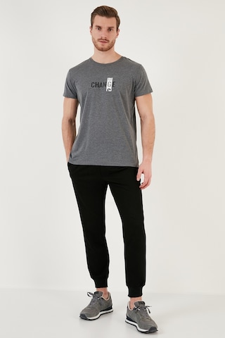 Buratti Pamuklu Slim Fit Bisiklet Yaka Erkek T Shirt 541Change24 Antrasit