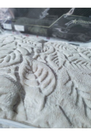 Aksu Tek Kişilik Vizon Battaniye Antibakteriyel Pembe Bej