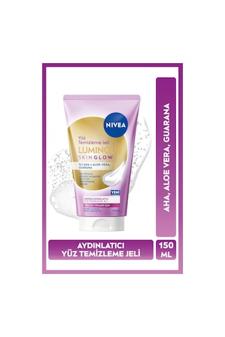 Luminous630 Skin Glow Anında Aydınlatıcı Yüz Temizleme Jeli 150 Ml, Aha, Aloe Vera, Eşit Cilt Tonu