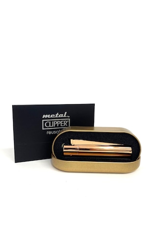 Clipper Metal Çakmak Rose Renk Özel İsim Yazdırılır