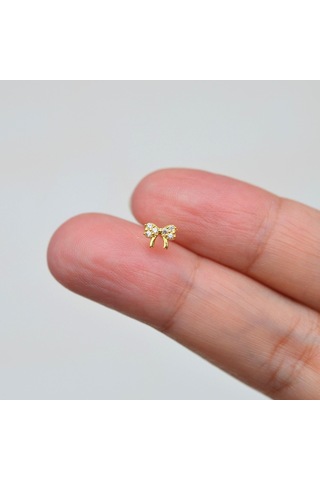 925 Ayar Gold Kaplama Kurdele Figürlü Hızma Sarı