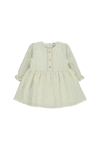 Civil Baby Dantel 6-18 Ay Elbise Ekru
