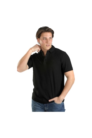 Lee Cooper Tylen Erkek Polo Yaka T-Shirt Siyah-17655-Siyah