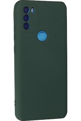 General Mobile Gm 21 Plus Kılıf Nano İçi Kadife Silikon - Ko Yeşil