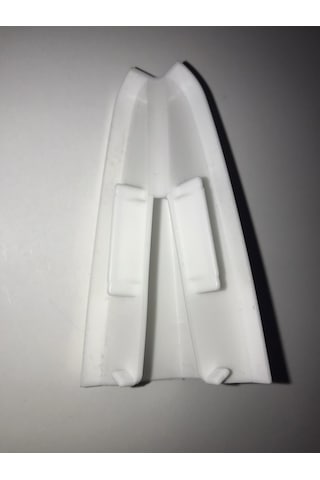 Laminat Parke Süpürgelik Köşe Bağlantı Aparatı 8 CM Beyaz Renk