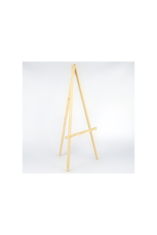 Naturel Ahsap Resim Standi Sovale 120x50 Cm Cın093