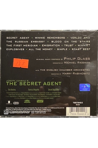 Philip Glass The Secret Agent Soundtrack Cd