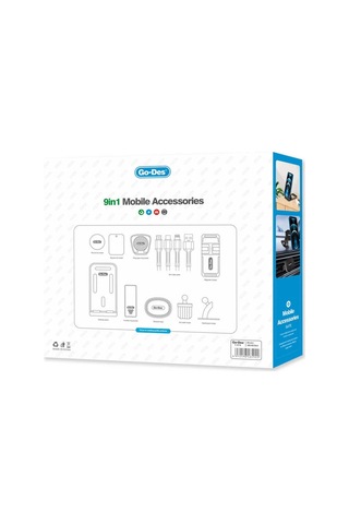Go Des GD-HD780 9 in 1 Araç Tutucu Seti - ZORE-262533