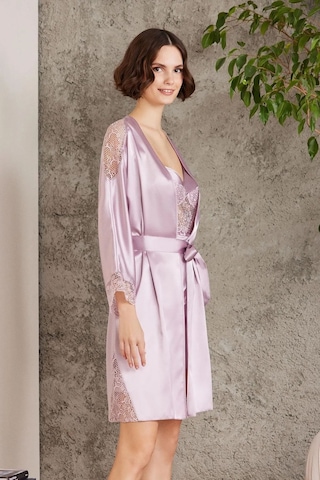 Pierre Cardin 6000 Kadın Dantelli Saten 6'lı Set-rose Rose