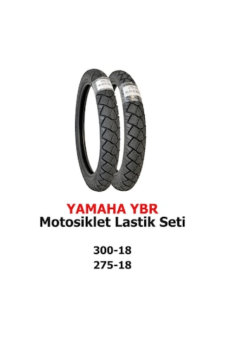 Yamaha Ybr Motosiklet Lastiği 275-18 Tt Ve 300-18 Tt