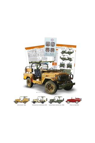 Ak 35003 1/35 Ölçek, Fj43 Kamyonet Spg-9 Geri Tepmesiz Silahlı , Askeri Araç Plastik Model Kiti
