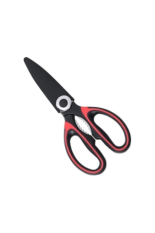 Smartizi Profesyonel Mutfak Makası 21x9 Cm - Paslanmaz Çelik Çok Amaçlı Et Ve Tavuk Makası - Koruyucu Kılıflı