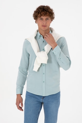 U.s. Polo Assn. Erkek Koyu Mint Gömlek Basic 50316723-vr152 Koyu Mınt