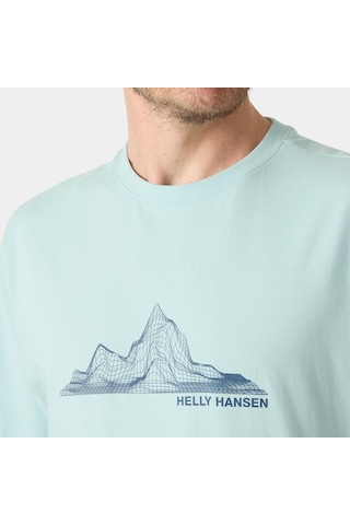 Helly Hansen Massıf Graphıc T-shırt 2.0 Hha.54600-538 Mavi