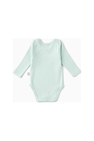 Boumini Uzun Kollu Bebek Çıtçıtlı Body Yeşil-yeşil Yeşil
