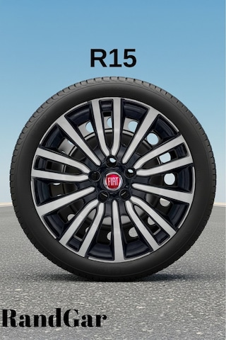 Fiat Egea Urban 15 İnç Jant Kapağı 4 Adet Siyah Gri C118 Rand