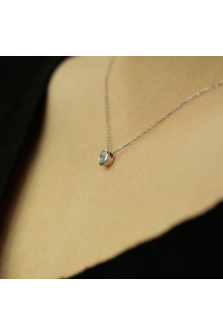 Lova 0,20 Karat Pırlanta Tektaş Kolye - 2040020